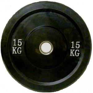 RUBBER BUMPER PLATE 15kg OPTIMUM