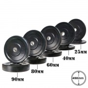 RUBBER BUMPER PLATE 15kg OPTIMUM 