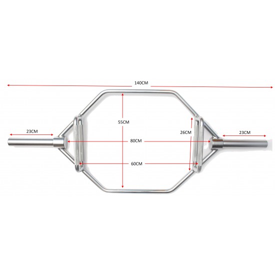 HEX BAR FOR WEIGHT LIFTING OPTIMUM 