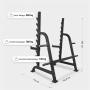 HALF POWER LIFTING RACK 