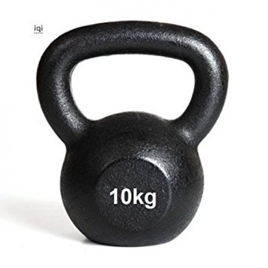 KETTLEBELL 10KG BLACK MAT OPTIMUM 