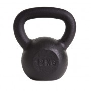 KETTLEBELL 12KG BLACK MAT OPTIMUM 