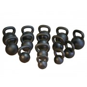 KETTLEBELL 12KG BLACK MAT OPTIMUM 