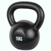 KETTLEBELL 18KG BLACK MAT OPTIMUM 
