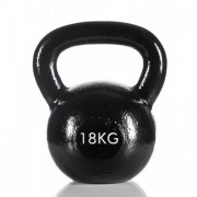 KETTLEBELL 18KG BLACK MAT OPTIMUM 