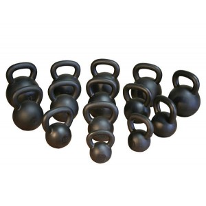 KETTLEBELL 20KG BLACK MAT OPTIMUM