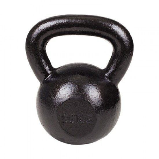 KETTLEBELL 20KG BLACK MAT OPTIMUM 