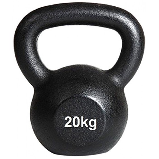 KETTLEBELL 20KG BLACK MAT OPTIMUM 