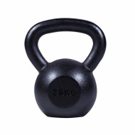 KETTLEBELL 28KG BLACK MAT OPTIMUM