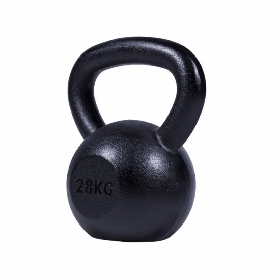 KETTLEBELL 28KG BLACK MAT OPTIMUM KETTLEBELL 28KG BLACK MAT OPTIMUM
