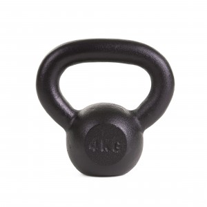 KETTLEBELL 4kg BLACK MAT OPTIMUM KETTLEBELL 4kg BLACK MAT OPTIMUM