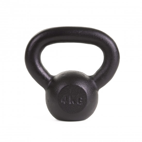 KETTLEBELL 4kg BLACK MAT OPTIMUM 