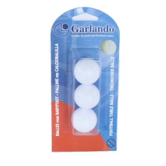 ΜΠΑΛΑΚΙΑ (3pcs) white FOOTBALL TABLE  ΜΠΑΛΑΚΙΑ (3pcs) white FOOTBALL TABLE