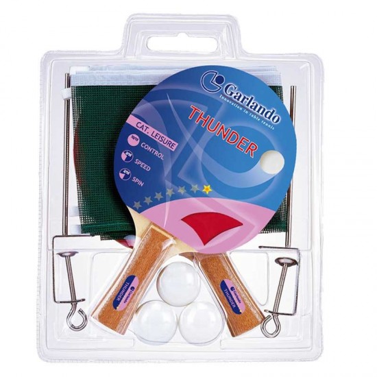 ΣΕΤ (THUNDER PLUS) 2bats, 3balls, 1net Garlando ΣΕΤ (THUNDER PLUS) 2bats, 3balls, 1net Garlando