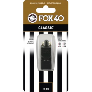 Σφυρίχτρα FOX40 Classic Μαύρη