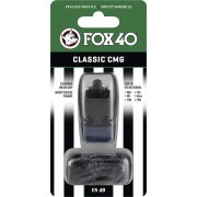 Σφυρίχτρα FOX40 Classic CMG Official Μαύρη με Κορδόνι 