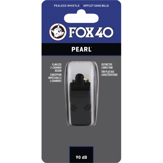 Σφυρίχτρα FOX40 Pearl Μαύρη 