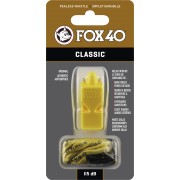 Σφυρίχτρα FOX40 Classic Safety Κίτρινη με Κορδόνι 