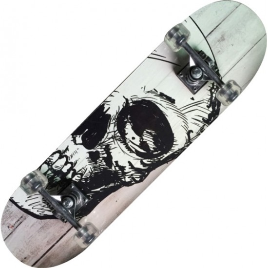 TRIBE PRO WHITE SKULL- maple Skateboard TRIBE PRO WHITE SKULL- maple Skateboard