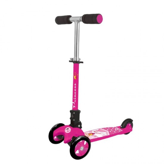 ADVENTURE KID PRINCESS fuchsia 3 weels scooter  ADVENTURE KID PRINCESS fuchsia 3 weels scooter