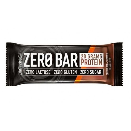 Zero Bar 50gr (BIOTECH USA) - Chocolate Caramel Zero Bar 50gr (BIOTECH USA) - Chocolate Caramel