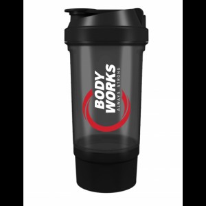 Shaker Bottle 500ml+150ml (BWS) Shaker Bottle 500ml+150ml (BWS)