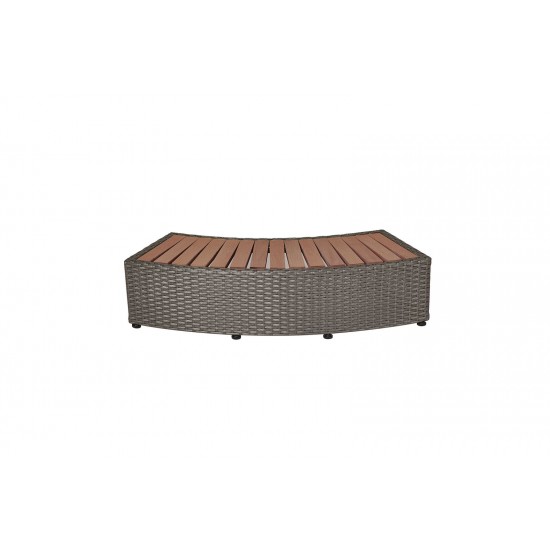 MSpa Wicker Step - for round Spa 