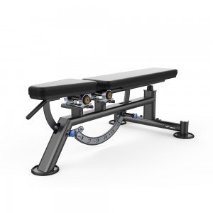 Viking Black Line H-2039 Super Bench Ρυθμιζόμενος Πάγκος Γυμναστικής