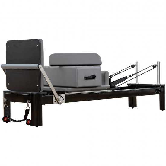 Viking Aluminium Pilates Reformer (Black) 