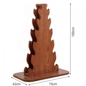 Viking Luxury Hotel Dumbbell Rack, Ξύλινη Βάση Αλτήρων Viking Luxury Hotel Dumbbell Rack, Ξύλινη Βάση Αλτήρων