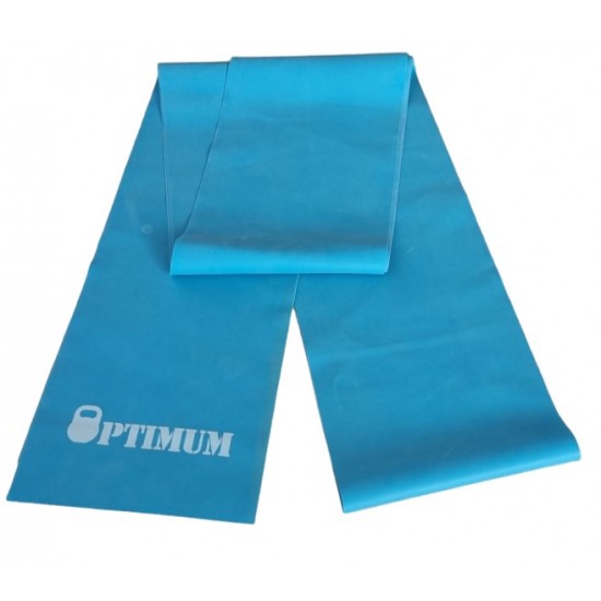 LATEX GYM BAND 250X15CM ΜΠΛΕ (ΣΚΛΗΡΟ) OPTIMUM 