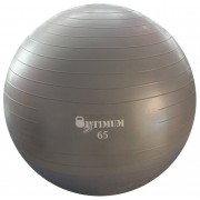 GYM BALL 65CM (ΓΚΡΙ) ANTI-BURST 1100GR OPTIMUM 