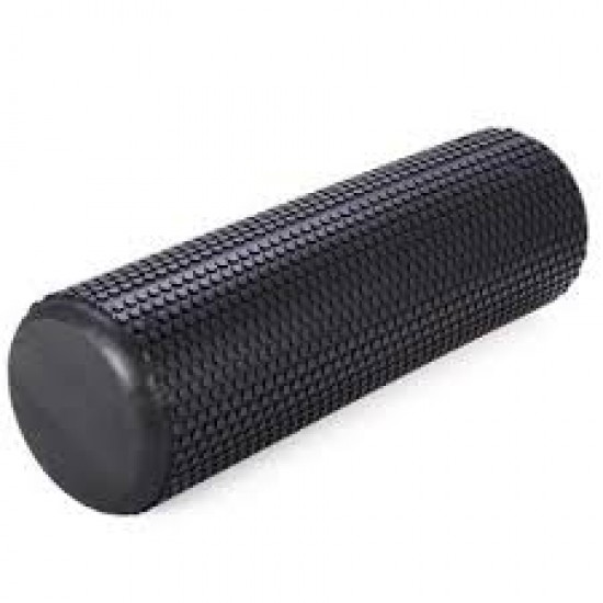 FOAM ROLLER 45CM ΜΑΥΡΟ OPTIMUM 