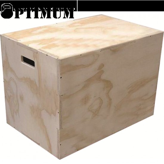 PLYOMETRIC BOX WOOD 70X60X50CM OPTIMUM 