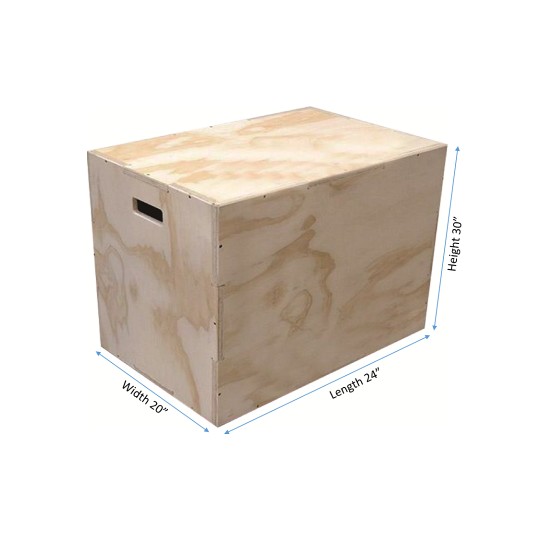 PLYOMETRIC BOX WOOD 70X60X50CM OPTIMUM 