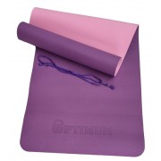 TPE YOGA MAT 183x61x0,6cm (ΜΟΒ/ΡΟΖ) 