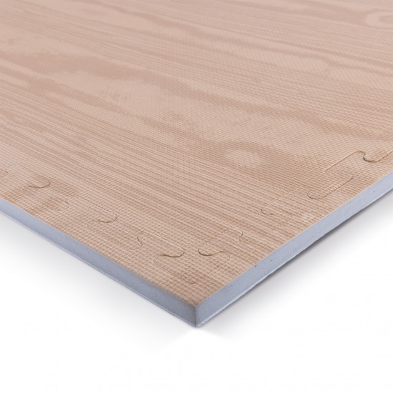 Δάπεδο Προστασίας Puzzle EVA 100x100x2 cm – Ξύλο / Γκρι Δάπεδο Προστασίας Puzzle EVA 100x100x2 cm – Ξύλο / Γκρι