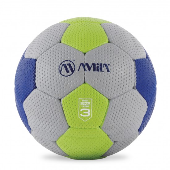 Μπάλα Handball Cellular Νο3 - Μπλε / Πράσινο / Γκρι 