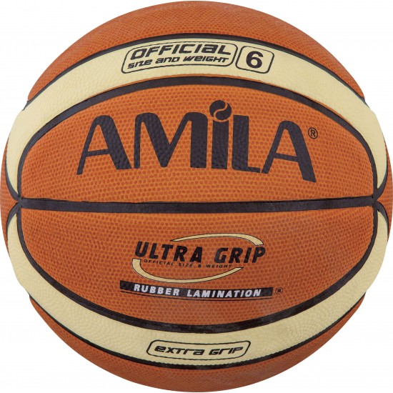 Μπάλα Basket AMILA Cellular Rubber No. 6 