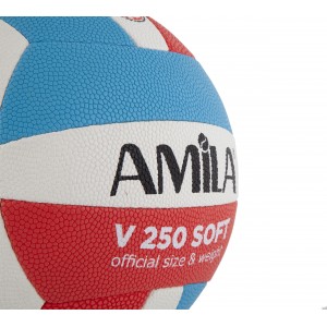 Μπάλα Volley AMILA GV-250 Red-Blue-White Νο. 5 Μπάλα Volley AMILA GV-250 Red-Blue-White Νο. 5