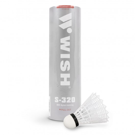 Μπαλάκια Badminton Nylon Shuttlecock S-320 6 τμχ. Μπαλάκια Badminton Nylon Shuttlecock S-320 6 τμχ.