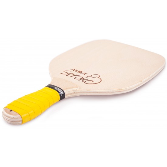 Ρακέτα Παραλίας AMILA Stroke 12mm 400gr Κίτρινο Grip 