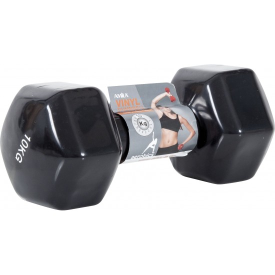 AMILA Vinyl Dumbbell 10Kg 