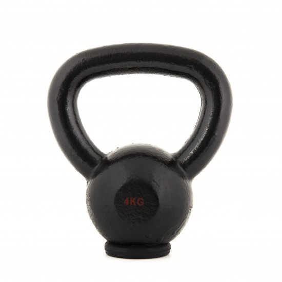 AMILA Kettlebell Cast Iron Rubber Base 4Kg 