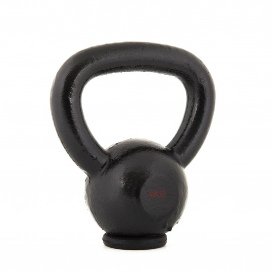 AMILA Kettlebell Cast Iron Rubber Base 4Kg 