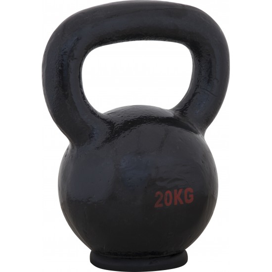 AMILA Kettlebell Cast Iron Rubber Base 20Kg 