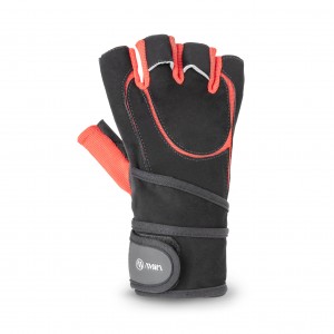 Μισόγαντα Άρσης Βαρών Amara Foreway Μαύρο/Κόκκινο M