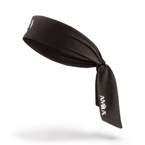 Περιμετώπιο Bandana AMILA Tie Band Μαύρο Περιμετώπιο Bandana AMILA Tie Band Μαύρο
