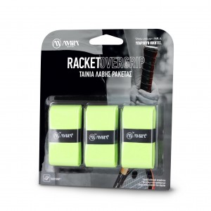 Ταινία Λαβής Ρακετών AMILA Overgrip Neon Green 3 Τεμ Ταινία Λαβής Ρακετών AMILA Overgrip Neon Green 3 Τεμ
