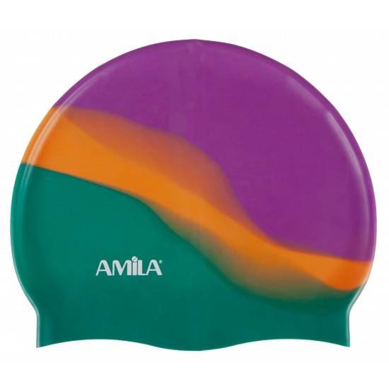 Σκουφάκι Κολύμβησης AMILA Multicolor POV 